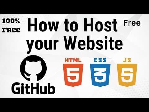 Host Website for FREE on GitHub in Hindi | Free Domain | Free Hosting | 100% Free 🔥