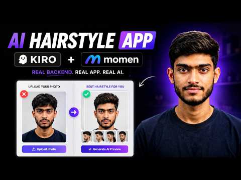 I Built This AI App with KIRO + Momen Backend (No Code!) | Ai Hairstyle