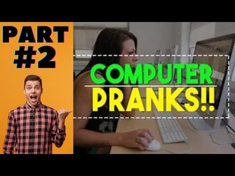 Tech pranks that you can try with anyone Part 2