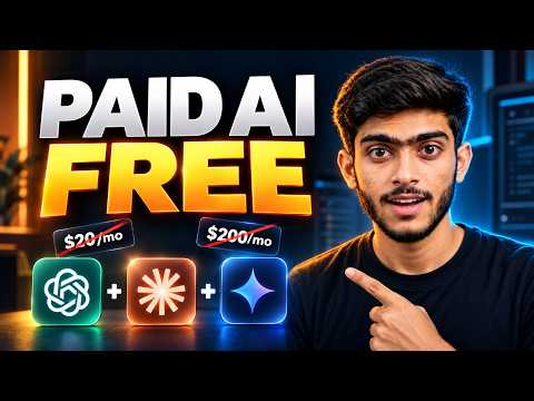 ALL PAID AI - Now FREE and UNLIMITED (Not Clickbait)