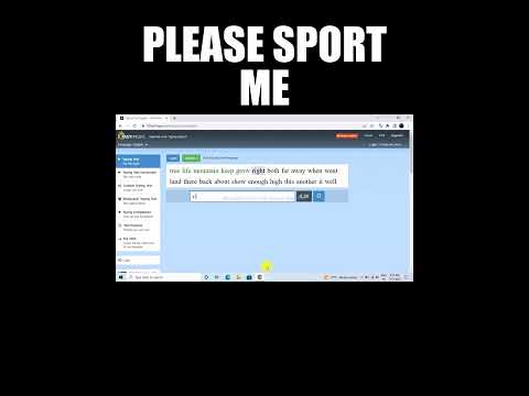 English touch typing